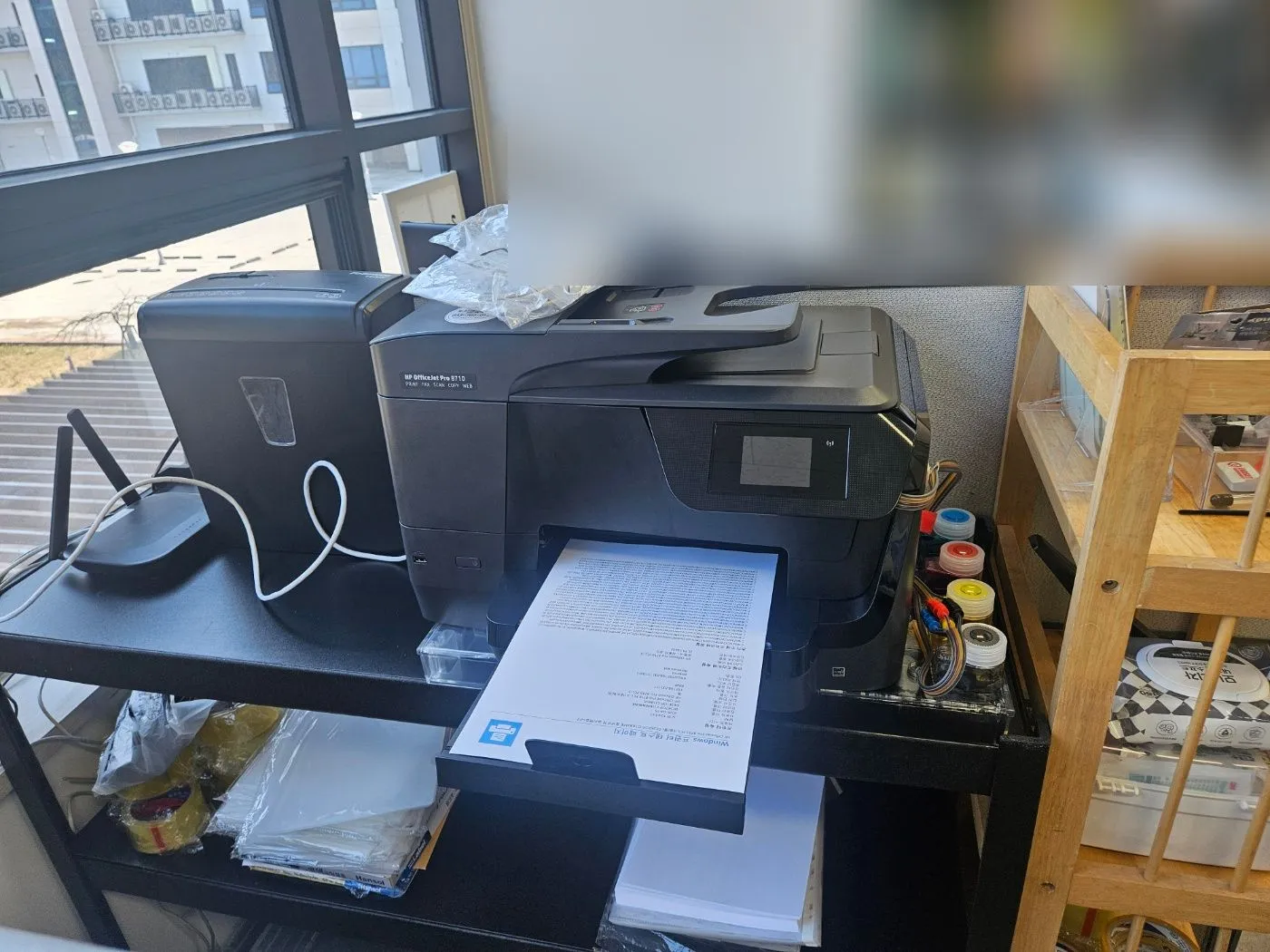 [원주 반곡동] 의료기기 제조 기업 사무실 HP 8710 컬러 복합기 설치하고 왔습니다 설치 현장